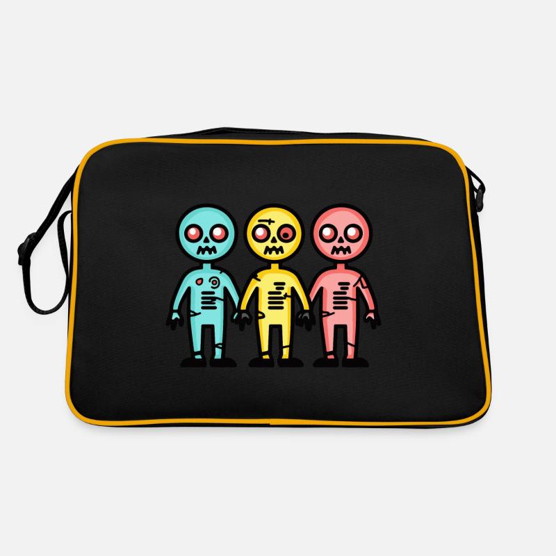 Zombies Halloween Cute Retro Bag