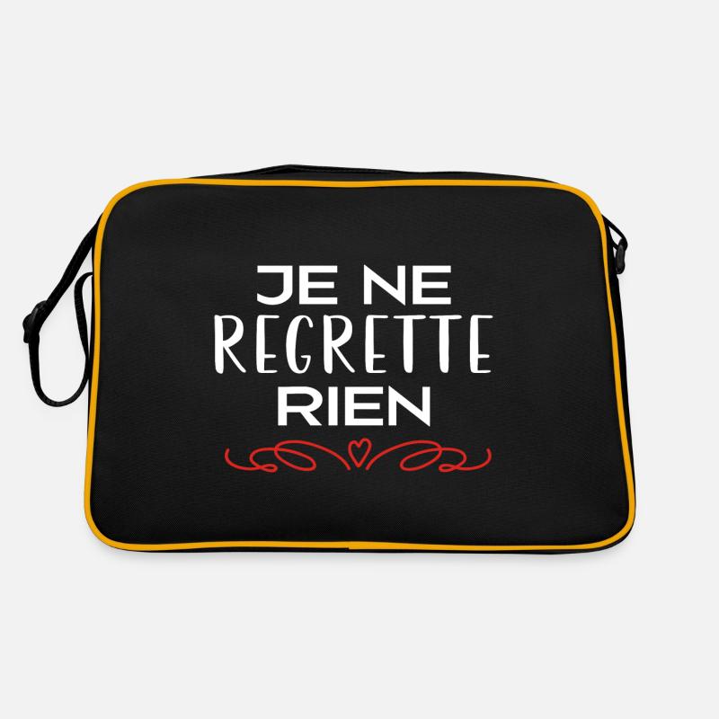 Je ne regrette rien Sac Retro