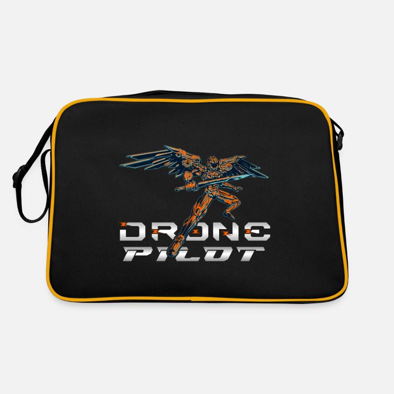 Drone Drones Drone Flight Drone Pilot Retro Bag