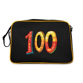 Bande dessinée de 100 numéros - Sac Retro - noir/or - Dos