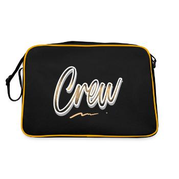 Crew - Retro Bag - black/gold - Back