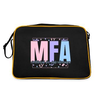 MFA Multi-talented Medical Assistant - Retro Bag - black/gold - Back