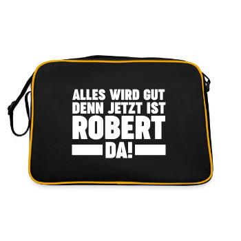 Robert - Sac Retro - noir/or - Dos