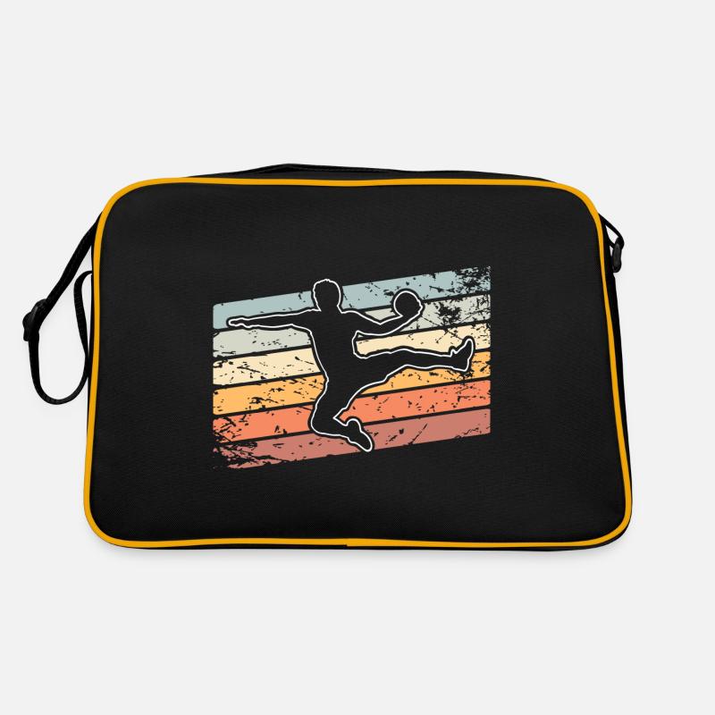 Handball Handballer Retro Tasche