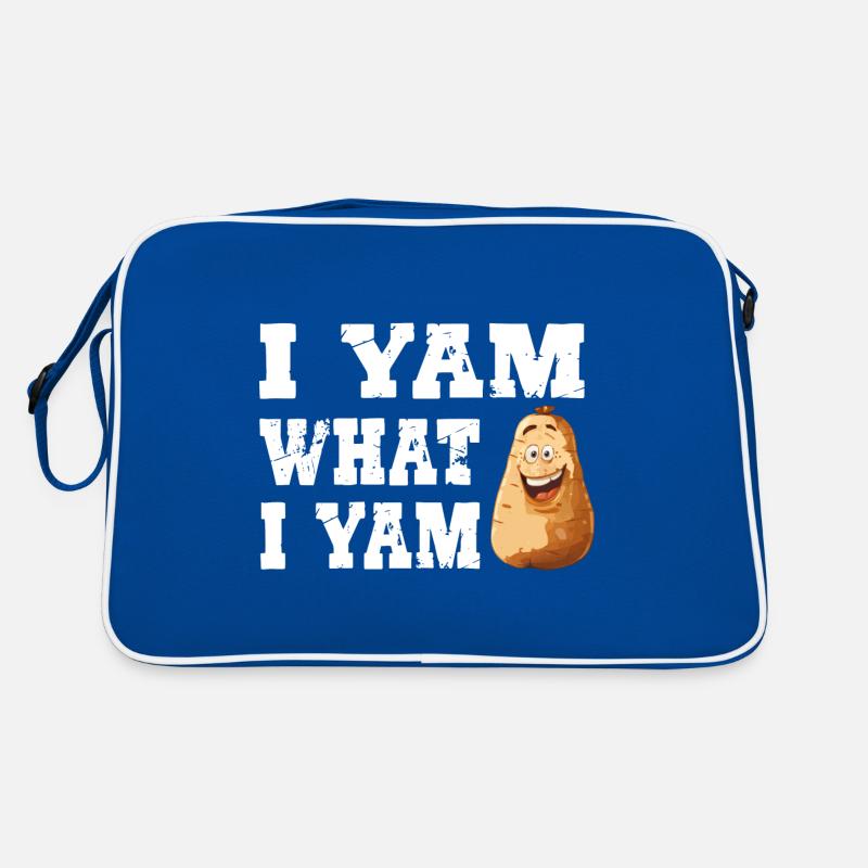 I Yam Qu’est-ce que je Yam Patate douce mignonne Sac Retro