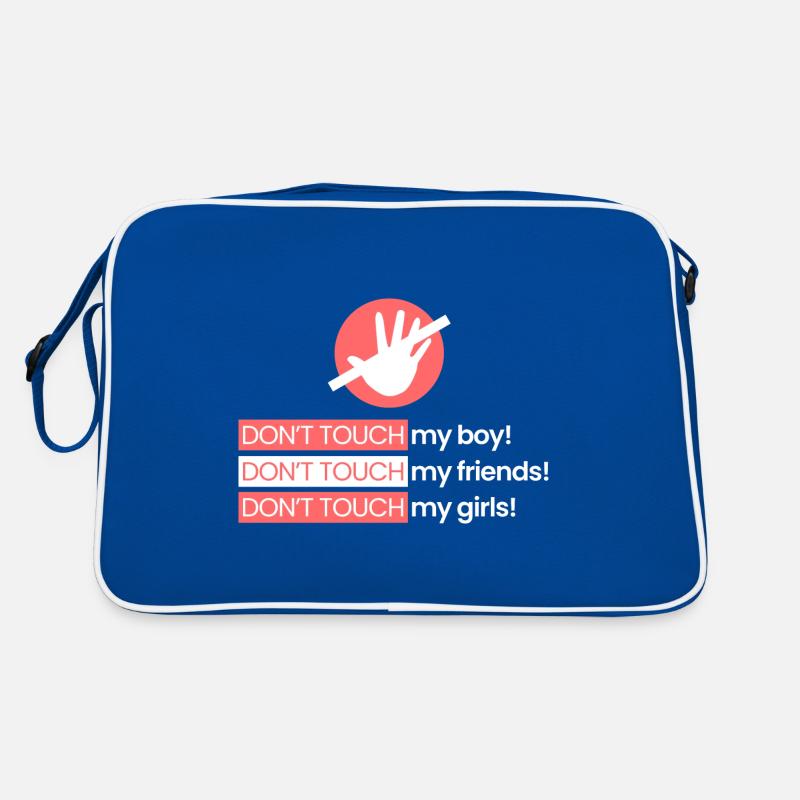 Ne touchez pas à mon garçon, amis Sac Retro