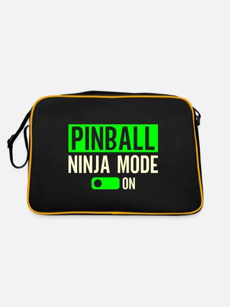 Mode Ninja flipper activé - Sac Retro - noir/or - Dos