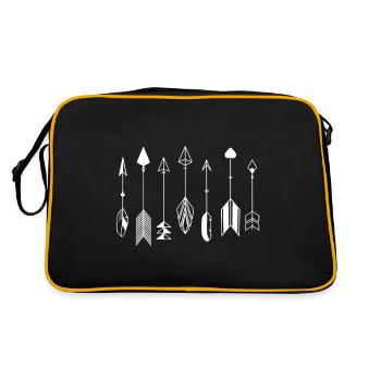 Archery Be Brave Little Archer - Retro Bag - black/gold - Back