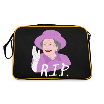 R.I.P. Reine Elizabeth - Sac Retro - noir/or - Dos