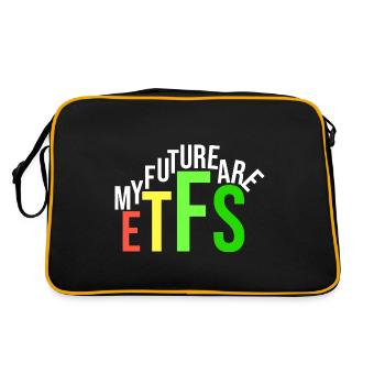 mon avenir, ce sont les FNB - Sac Retro - noir/or - Dos