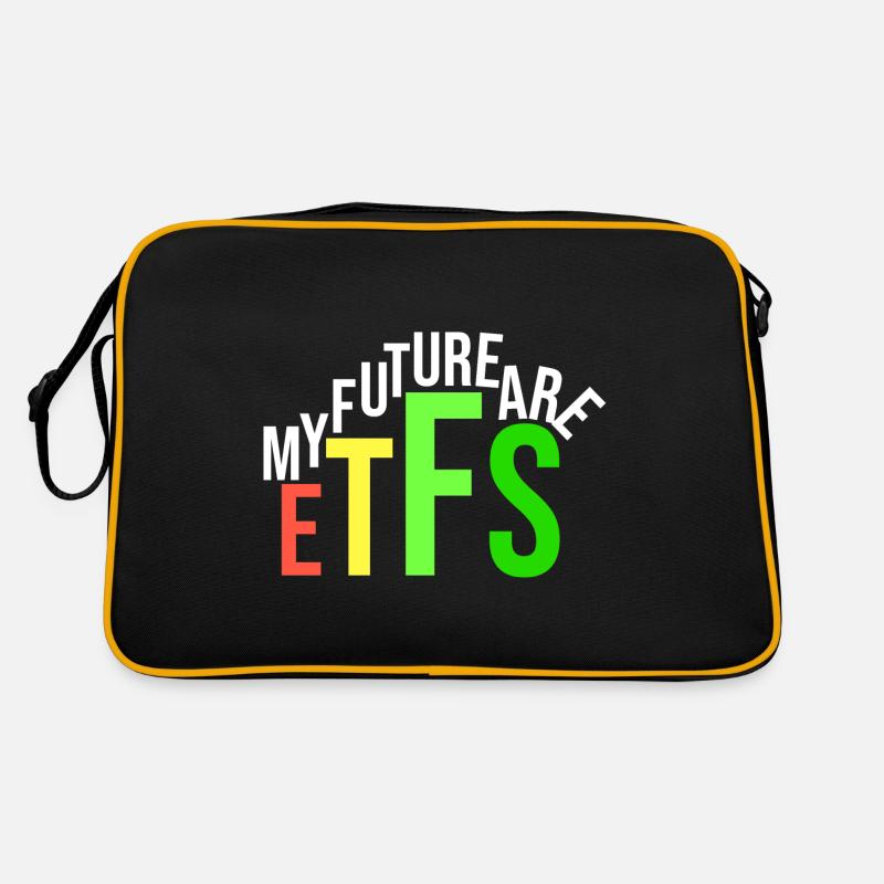 meine Zukunft sind ETFs Retro Tasche