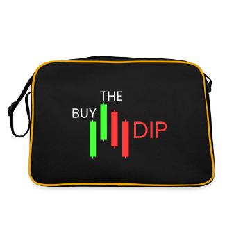 Buy the dip - Retro Bag - black/gold - Back