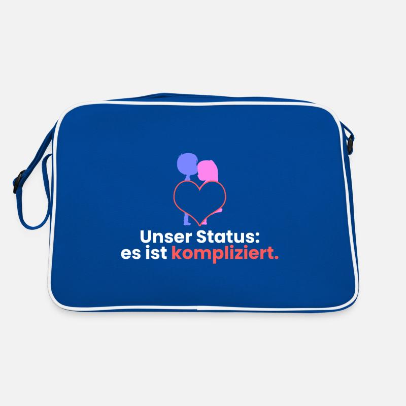 Unser Status: es ist kompliziert Retro Tasche
