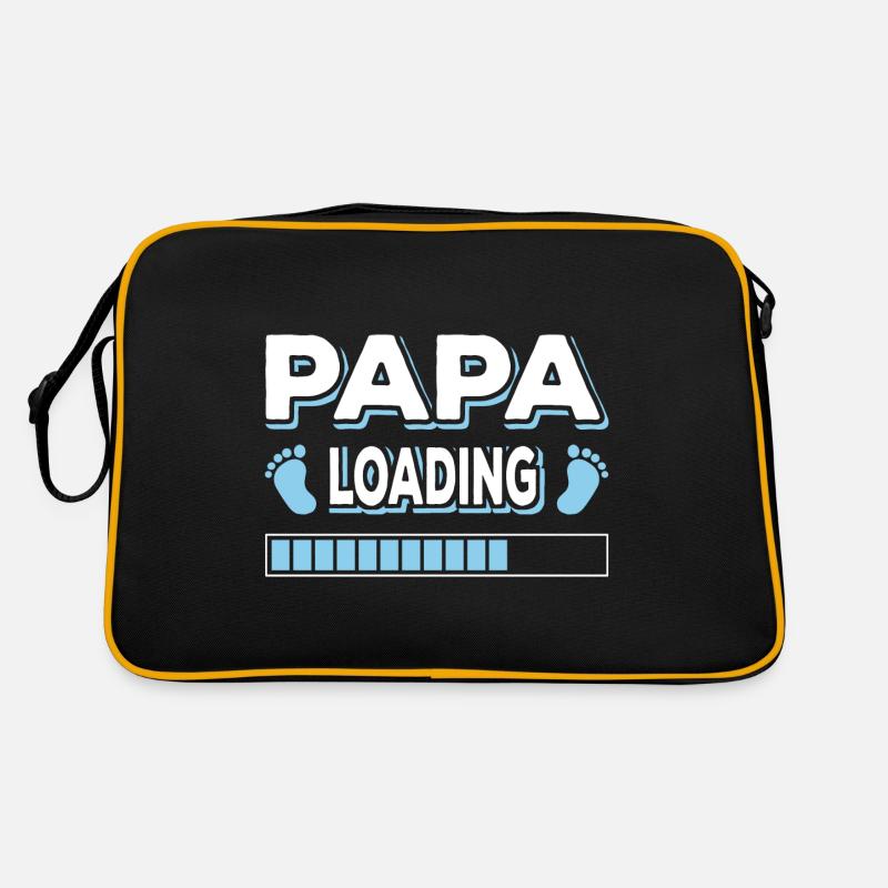 Papa Loading Father Fathers Father's Day Retro Bag