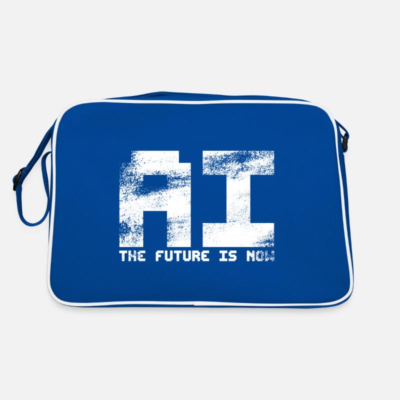Artificial Intelligence - AI - The future is now Retro Tasche