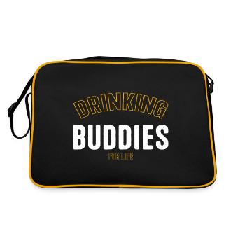 Drinking Buddies for Life Groupe d’appariement drôle - Sac Retro - noir/or - Dos