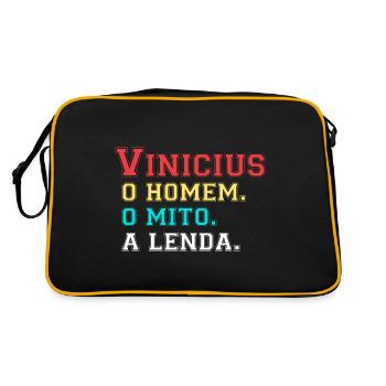 Vinicius - A Lenda - Sac Retro - noir/or - Dos