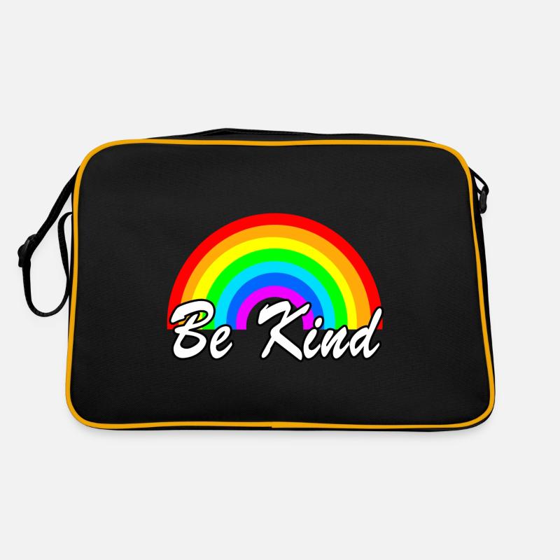Be Kind Autism Awareness Rainbow Choose Kindness Retro Bag
