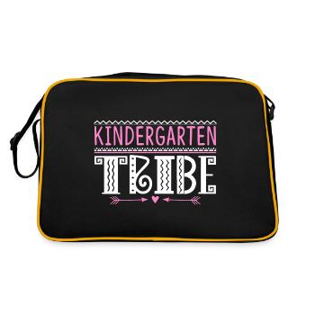 Kindergarten Tribe Teacher - Retro Bag - black/gold - Back