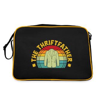 Thrift Shopper The Thriftfather Thrift Store - Retro Bag - black/gold - Back