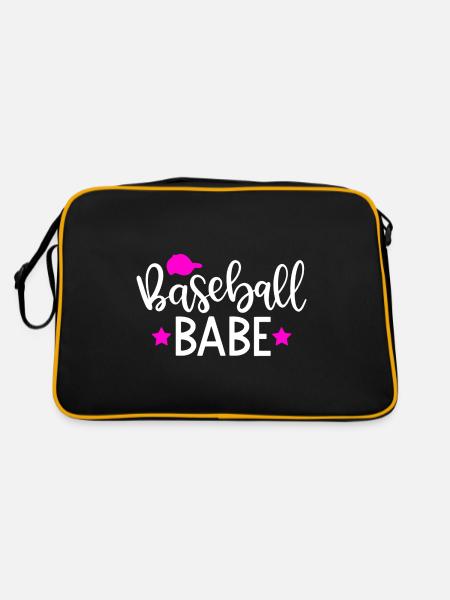Baseball Babe - Retro Bag - black/gold - Back