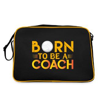 Cadeau coach Volleyball coach | Coach Volleyball - Sac Retro - noir/or - Dos