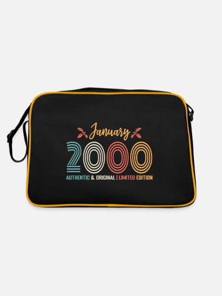 January 2000 Anniversary January 2000 Retro - Retro Bag - black/gold - Back