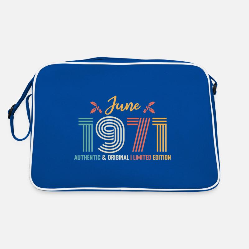 June 1971 Birthday June 1971 June Retro Bag