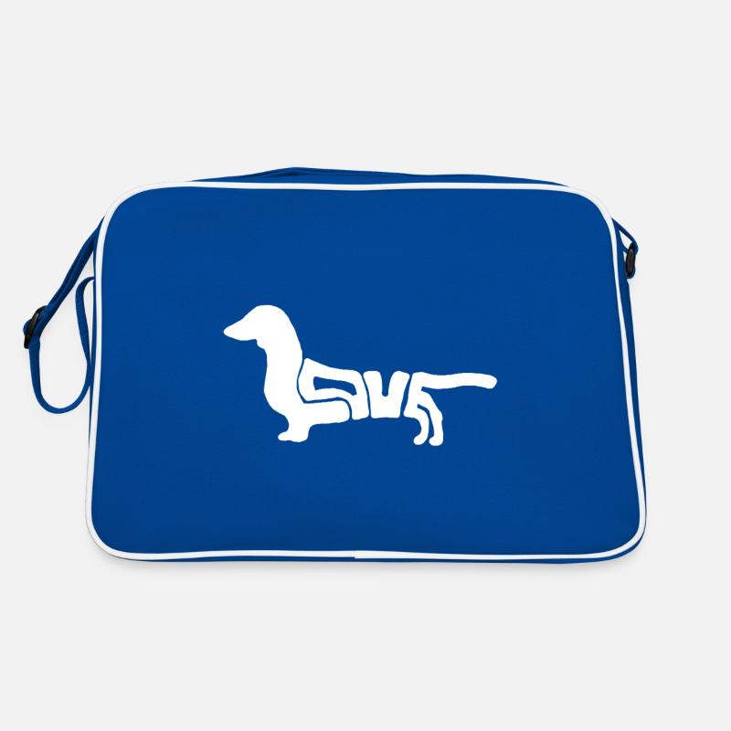 Dachshund Dog Love Retro Bag