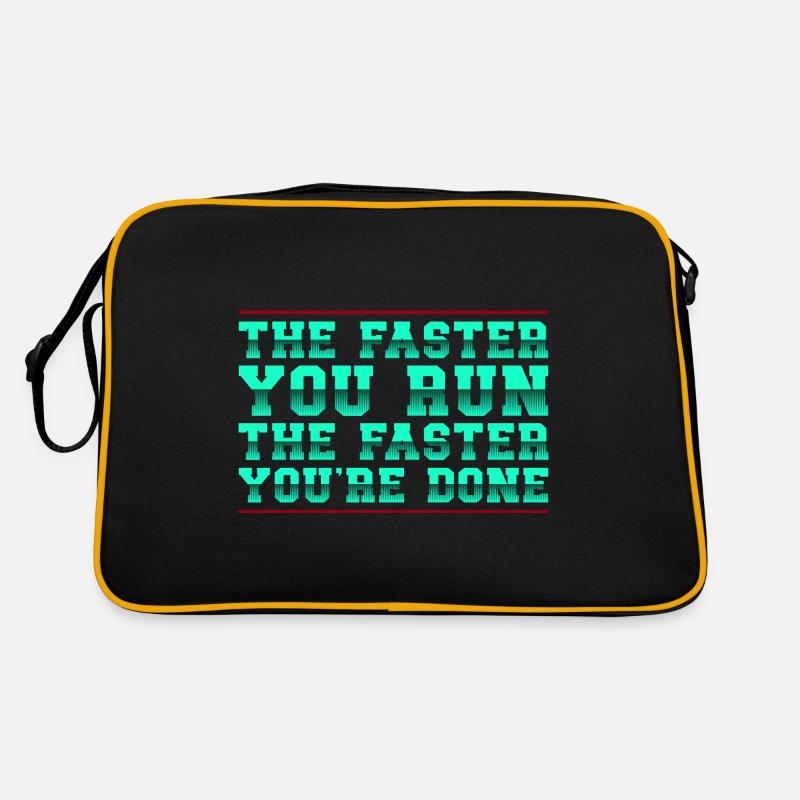 Courir plus vite Vous courez plus vite, c’est fini Marathon Sac Retro