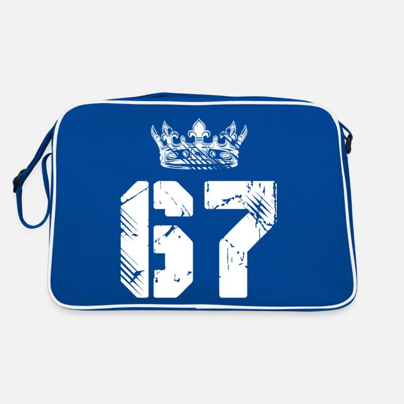 67 Number crown Retro Bag
