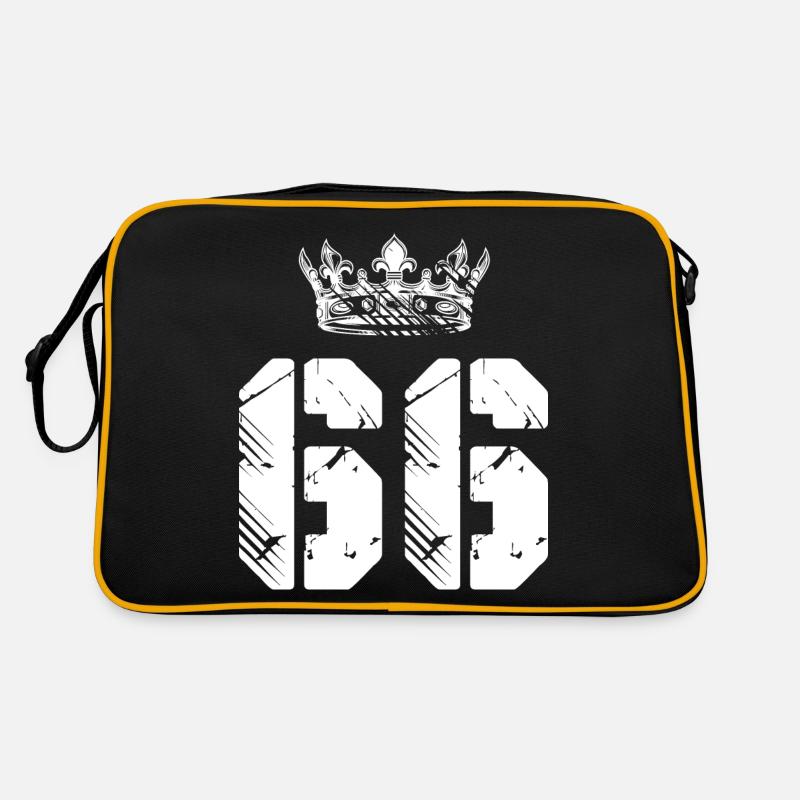 66 Couronne numérique Sac Retro