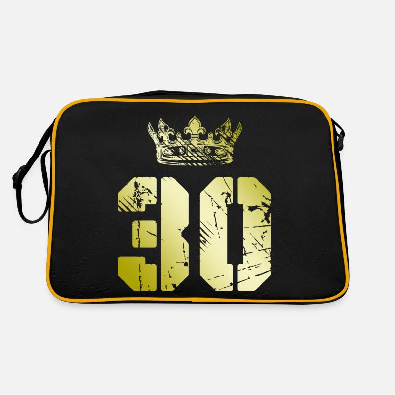 30 Couronne numérique Sac Retro