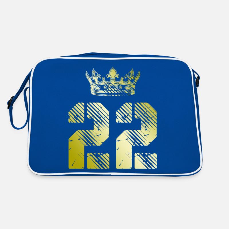 22 Couronne de numéros Sac Retro