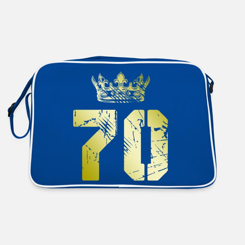 70 Couronne de numéros Sac Retro