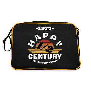 Joyeux 50e anniversaire - Sac Retro - noir/or - Dos