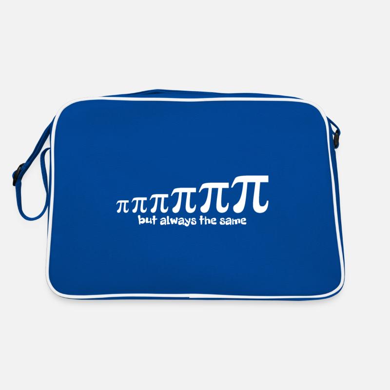 Evolution der Pi-Zahl Retro Tasche