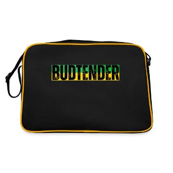 Budtender jamaïcain - Sac Retro - noir/or - Dos