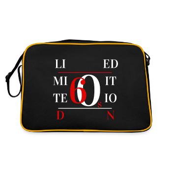 Édition limitée des années 60 - Sac Retro - noir/or - Dos