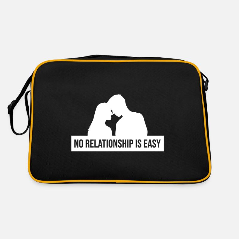 No relationship is easy Retro Bag
