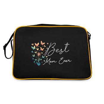 Mom Wife Best Mom Ever - Mothers Day Gifts From - Retro Bag - black/gold - Back