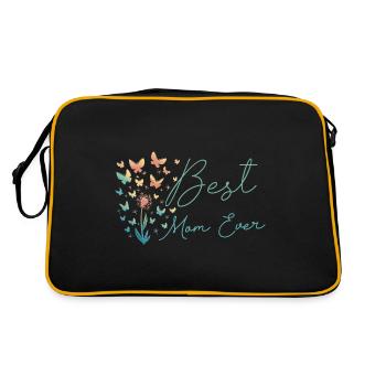 Mom Wife Best Mom Ever - Mothers Day Gifts From - Retro Bag - black/gold - Back