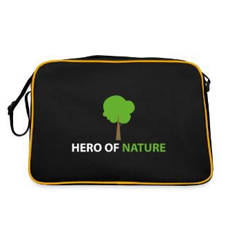Héros de la nature - Sac Retro - noir/or - Dos