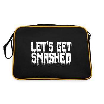 Halloween - let's GET Smashed - Retro Bag - black/gold - Back