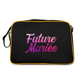 future mariée enterrement vie de jeune fille EVJF - Sac Retro - noir/or - Dos