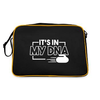 Curling Curling Is In My DNA - Retro Bag - black/gold - Back
