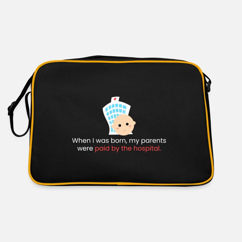 Als ich geboren wurde Retro Tasche