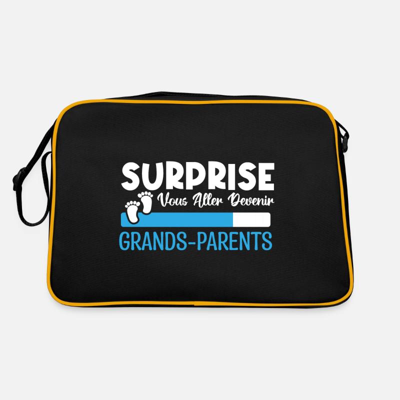 annonce grossesse grands parents. devenir grands. Sac Retro
