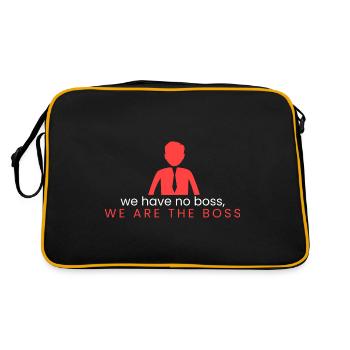 Nous sommes le patron - Sac Retro - noir/or - Dos