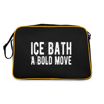Bain de glace à l’eau glacée Une idée cadeau Bold Move - Sac Retro - noir/or - Dos